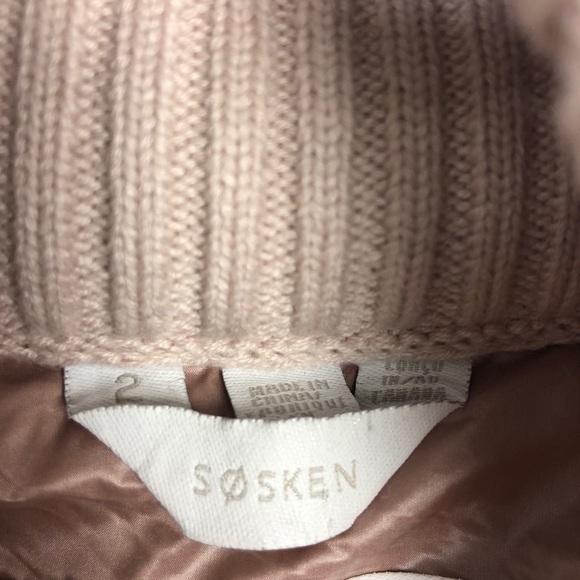 Sosken | Bev Lightweight Puffer Coat Millenial Pink 2 - Picture 7 of 13